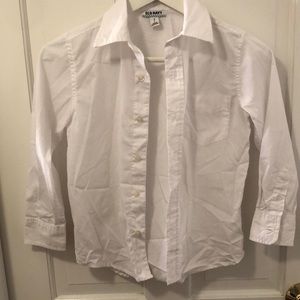 Boys white dress shirt